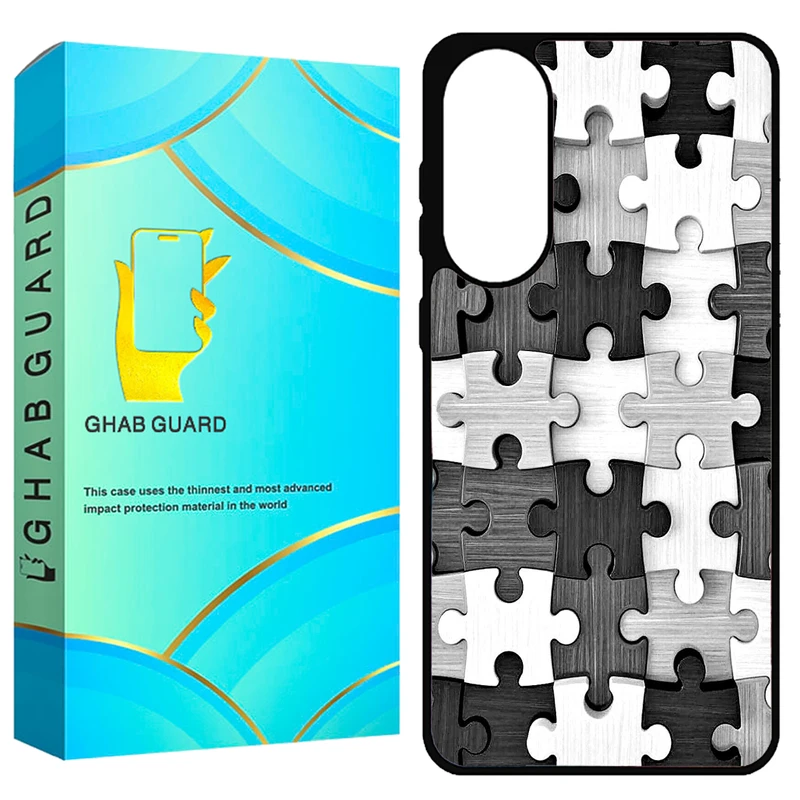 کاور قاب گارد طرح پازل مدل S25EG مناسب برای گوشی موبایل سامسونگ Galaxy S25 Edge