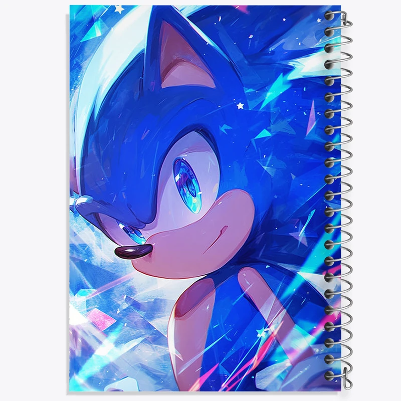 دفتر مشق 100 برگ خندالو طرح سونیک (Sonic) کد N1738