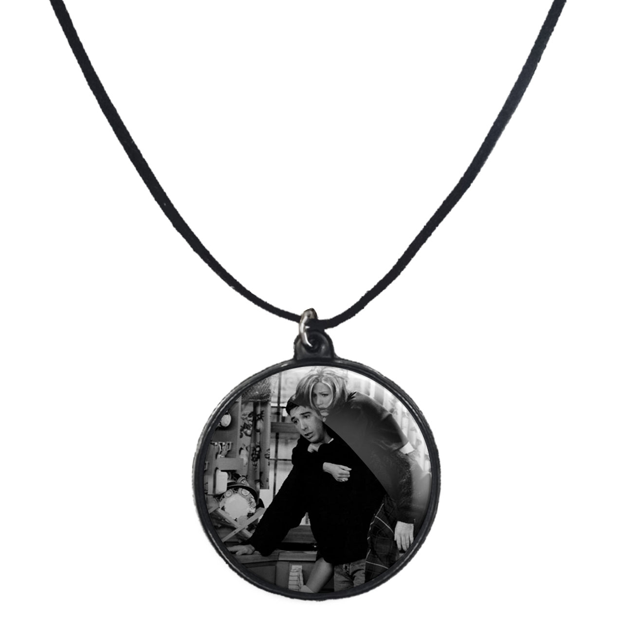 گردنبند پرمانه طرح فرندز کد pmb.18921 مدل دو طرفه