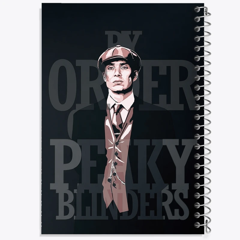 دفتر ژورنال نویسی 50 برگ خندالو مدل نقطه ای طرح پیکی بلایندرز (Peaky Blinders) کد F1620
