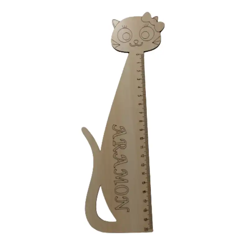 خط کش 20 سانتی متر  طرح گربه مدل Aremon101