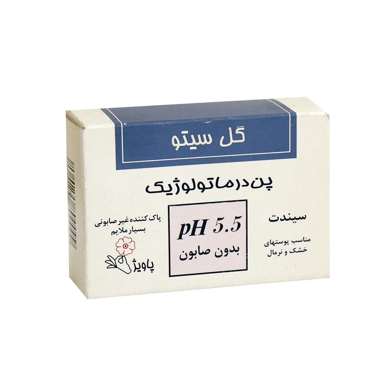 پن شستشو گل سیتو مدل درماتولوژیک وزن ۱۰۰ گرم