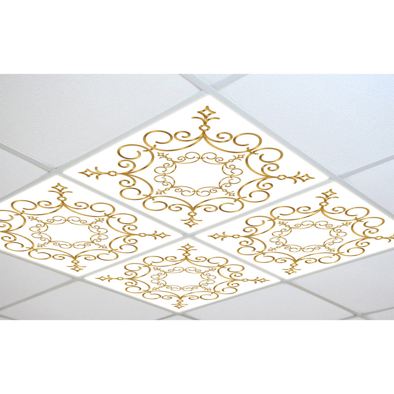 تایل سقفی آسمان مجازی مدل C-11984 سایز 60x60 سانتیمتر بسته 20 عددی