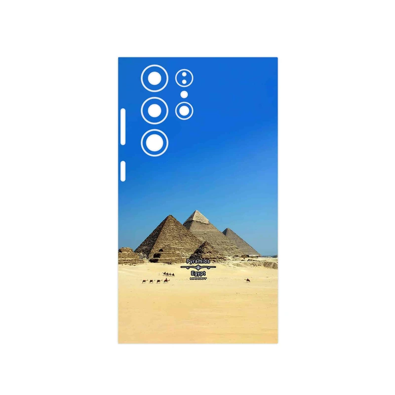 برچسب پوششی ماهوت مدل Pyramids of Egypt مناسب برای گوشی موبایل سامسونگ Galaxy S23 Ultra