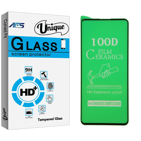 محافظ صفحه نمایش ای اف اس مدل Unique Glass مناسب برای گوشی موبایل شیائومی Redmi Note 9 pro
