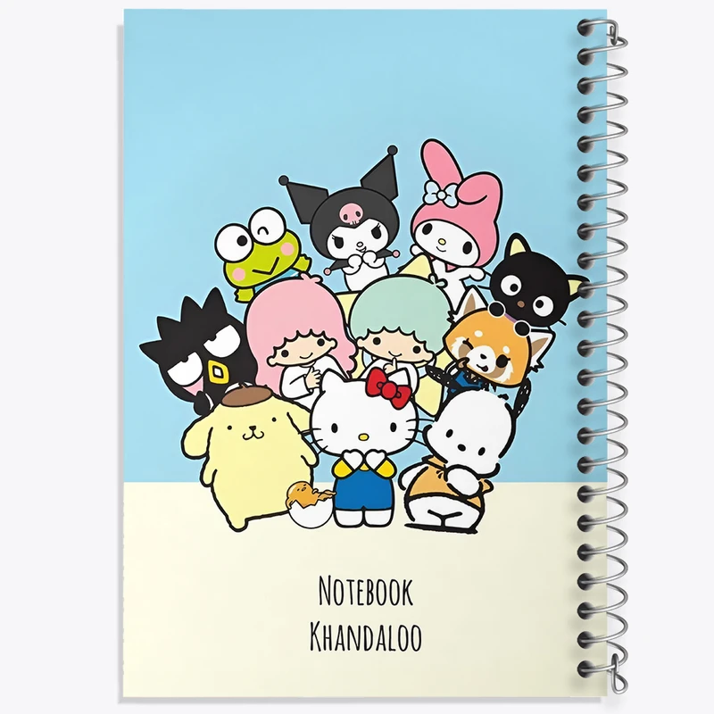 دفتر نقاشی 50 برگ خندالو طرح کرومی و کیتی کد N3990