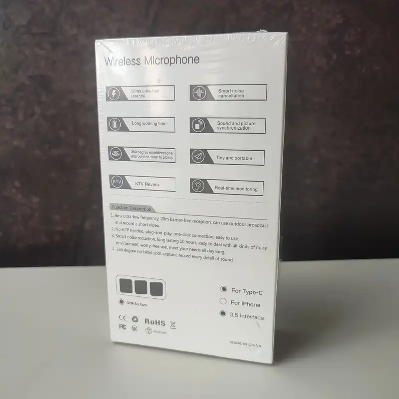 ست میکروفن یقه ای مدل SX9 Dual Mic Type-C مجموعه 3 عددی