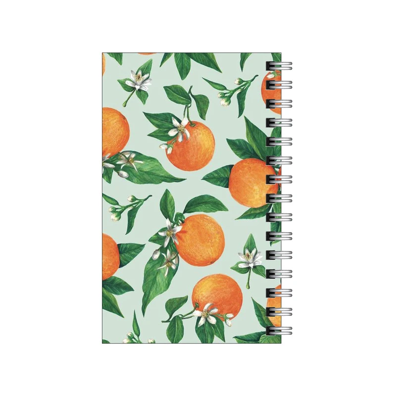 دفترچه یادداشت مدل to do list طرح پترن پرتقالی کد 4726822