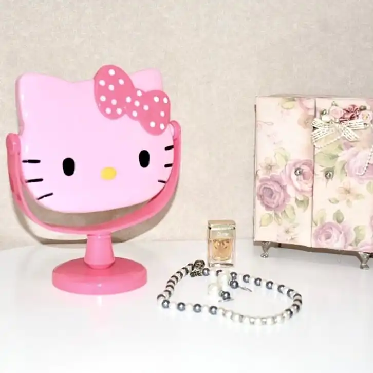 آینه رومیزی مدل پاپیونی