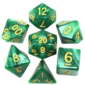 تاس بازی مدل Dungeons and Dragons بسته 7 عددی