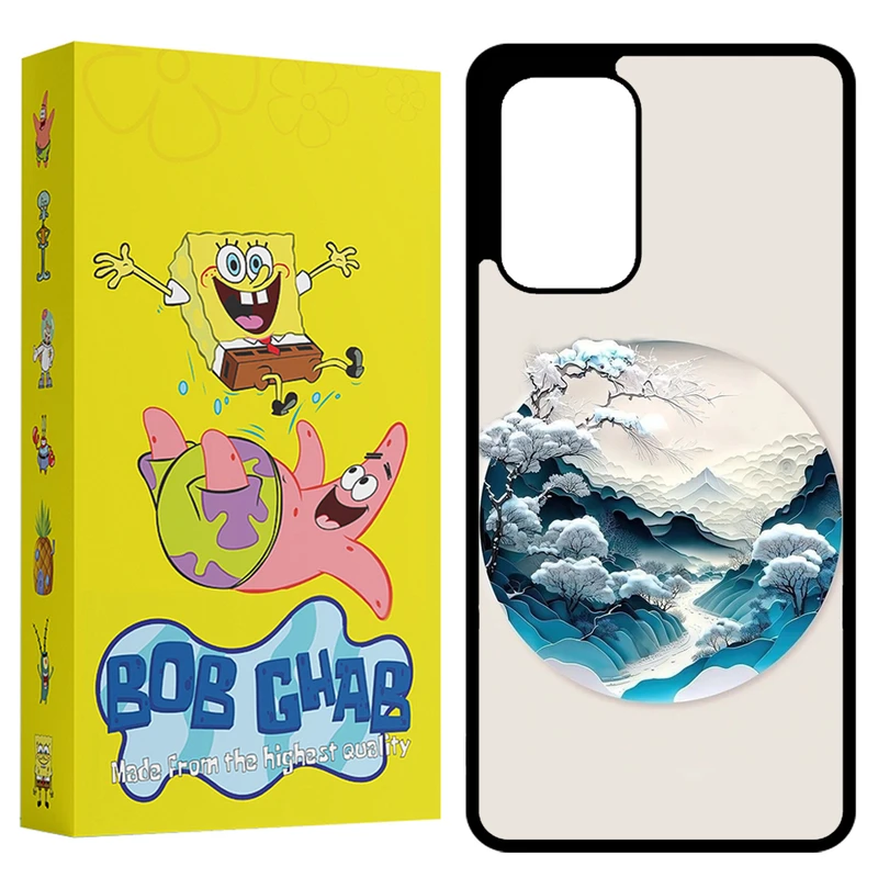 کاور باب قاب طرح طبیعت مدل BCPA53 مناسب برای گوشی موبایل سامسونگ Galaxy A53 5G