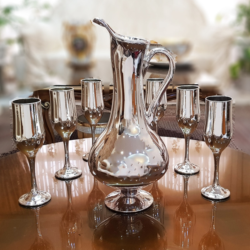 سرویس پارچ و لیوان 7 پارچه مدل ونیز