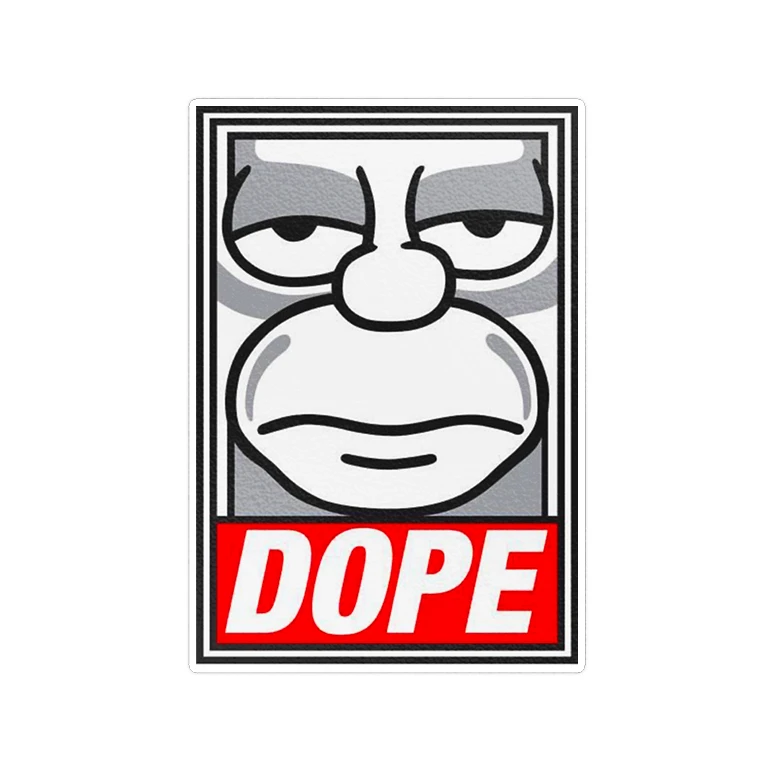 استیکر لپ تاپ ماسا دیزاین طرح dope مدل STK1277