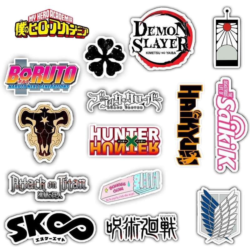 استیکر لپ تاپ و موبایل گوفی طرح اسم های انیمه مدل Anime Names 21 مجموعه 15 عددی استیکر لپ تاپ و موبایل گوفی طرح اسم های انیمه مدل Anime Names 21 مجموعه 15 عددی