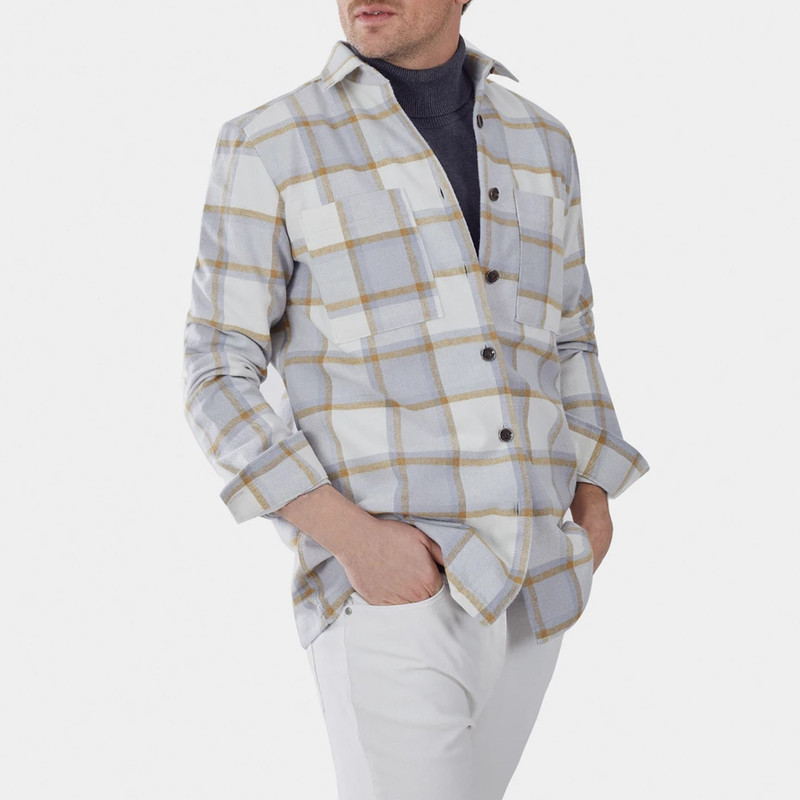 پیراهن آستین بلند مردانه کروم مدل Wool 2320144