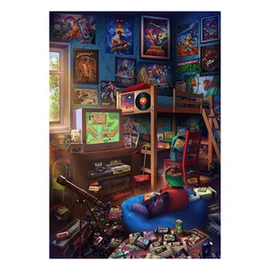 تابلو شاسی مدل اتاق گیمینگ gaming room کد gm53