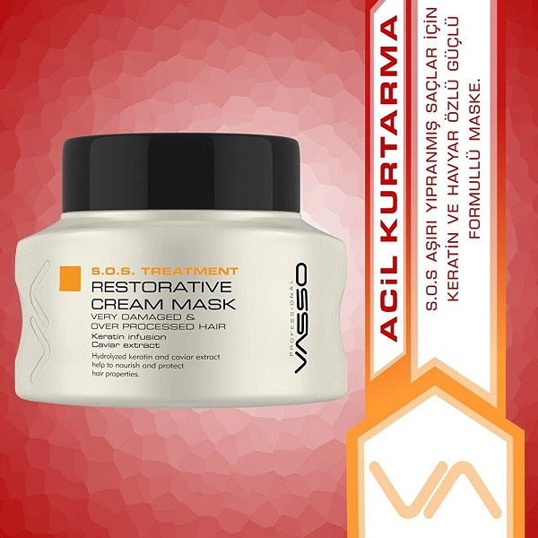 ماسک مو زنانه واسو مدل Restorative حجم 150 میلی لیتر ماسک مو زنانه واسو مدل Restorative حجم 150 میلی لیتر