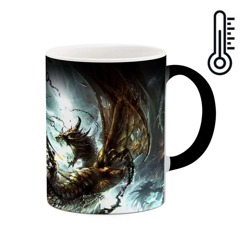 ماگ حرارتی کاکتی مدل نقاشی کد mgh13899