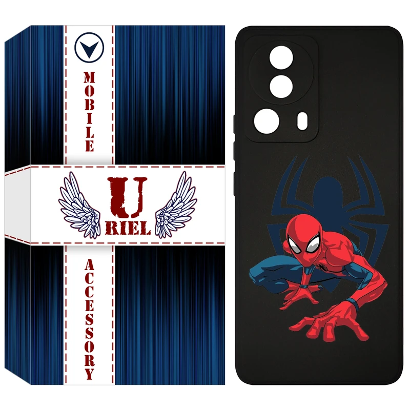 کاور یوریل مدل KSH کد 75 طرح اسپایدرمن مناسب برای گوشی موبایل شیائومی 13 Lite
