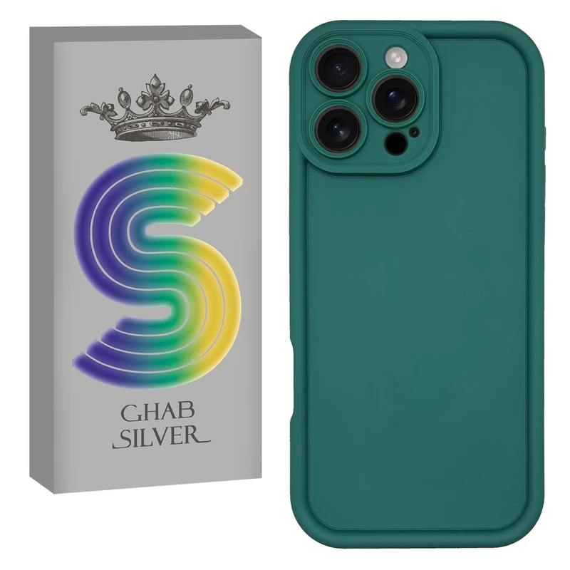 کاور قاب سیلور مدل سالیدکالر مناسب برای گوشی موبایل اپل iPhone 16 Pro