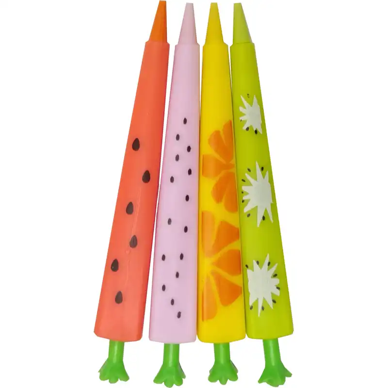 مداد نوکی 0.5 میلی متری طرح میوه بسته 4 عددی