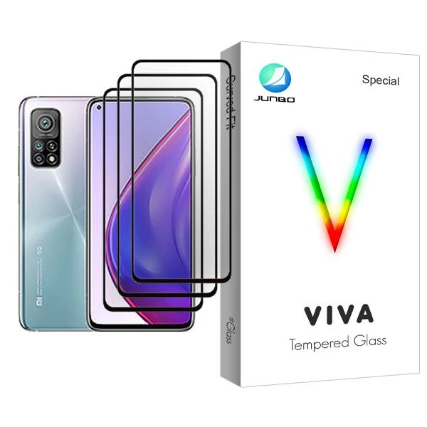 محافظ صفحه نمایش جانبو مدل Viva Glass MIX003 مناسب برای گوشی موبایل شیائومی Mi 10T Pro 5G بسته سه عددی