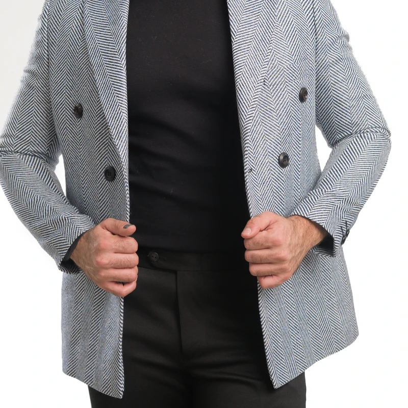 عکس شماره 3 : کت مردانه مدل جناقی دبل برس 3-3