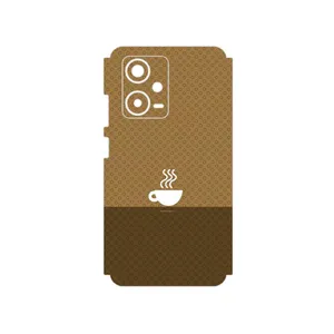 MAHOOT Minimal Cup of Coffee Icon Cover Sticker for Xiaomi Redmi Note 12 Pro Plus