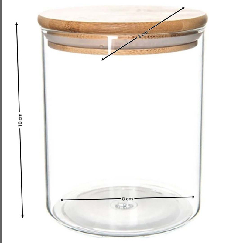 بانکه مدل درب بامبو شیشه ای کد RJ2