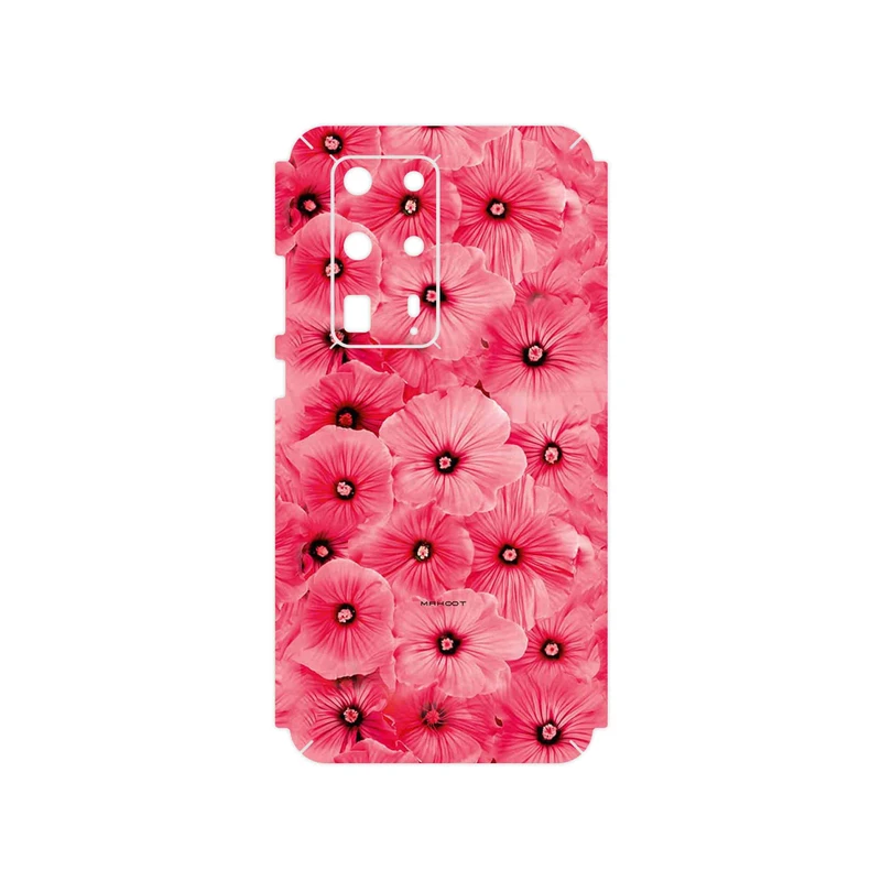 برچسب پوششی ماهوت مدل Pink_Flower مناسب برای گوشی موبایل هوآوی P40 Pro Plus