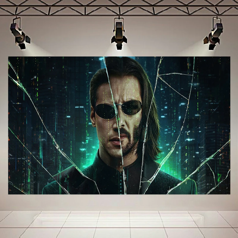 تابلو بوم طرح ماتریکس مدل Matrix4 کد AR1480