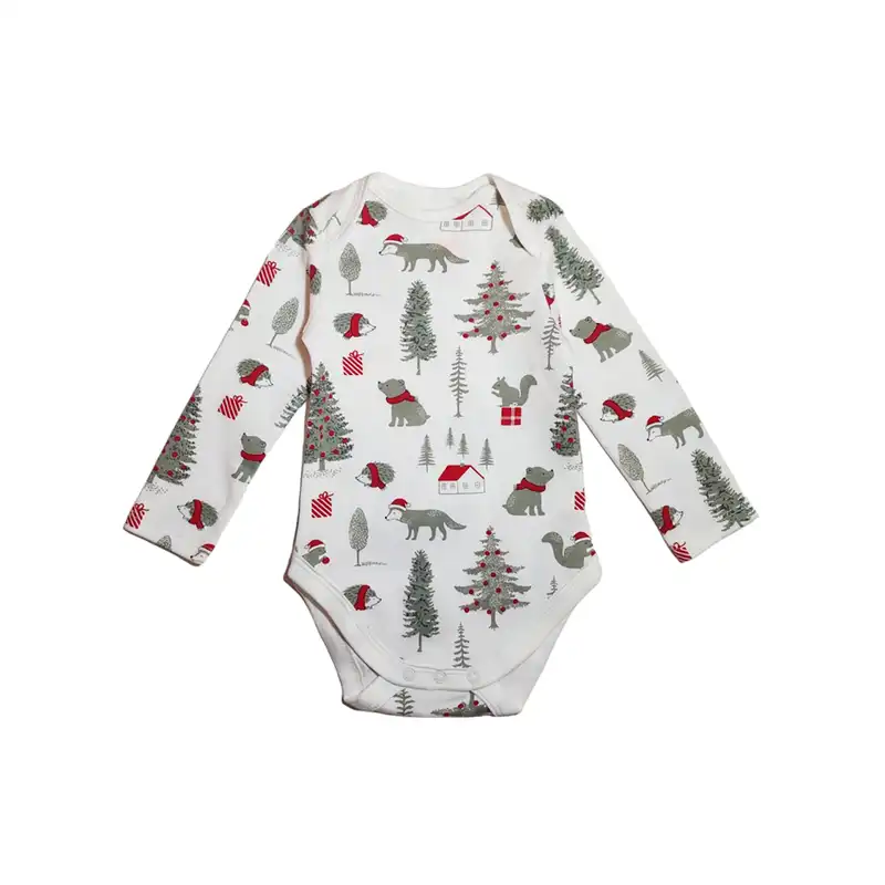 بادی آستین بلند نوزادی سی اند ای کد 5104 مجموعه 3 عددی