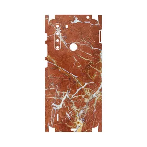 MAHOOT Red Marble-FullSkin Cover Sticker for Motorola One Fusion