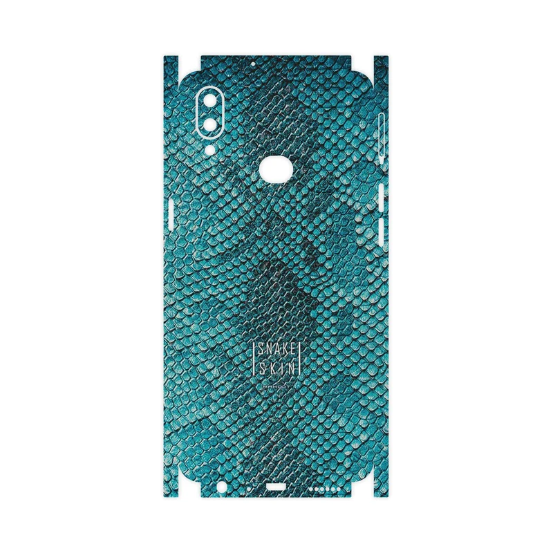 برچسب پوششی ماهوت مدل Blue Snake Skin-FullSkin مناسب برای گوشی موبایل سامسونگ Galaxy A10s