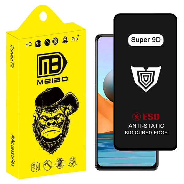 محافظ صفحه نمایش میبو مدل Super 9D Glavers مناسب برای گوشی موبایل شیائومی Redmi note 10 pro / A81 / A91