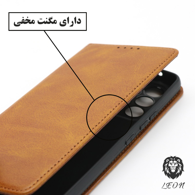 کیف کلاسوری لئون مدل Kelasor مناسب برای گوشی موبایل سامسونگ Galaxy A52s 4G / 5G