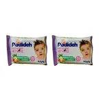 دستمال مرطوب کودک پدیده مدل P01 دو بسته 20 عددی