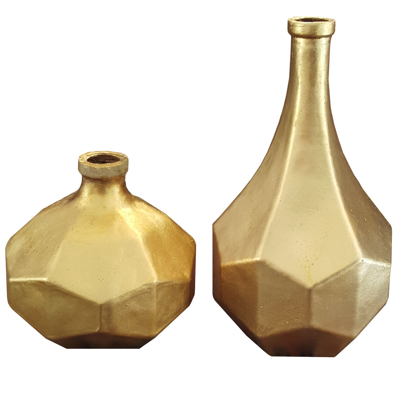گلدان دکوری لیلپار طرح کندو مدل HOA-1214 T مجموعه دو عددی