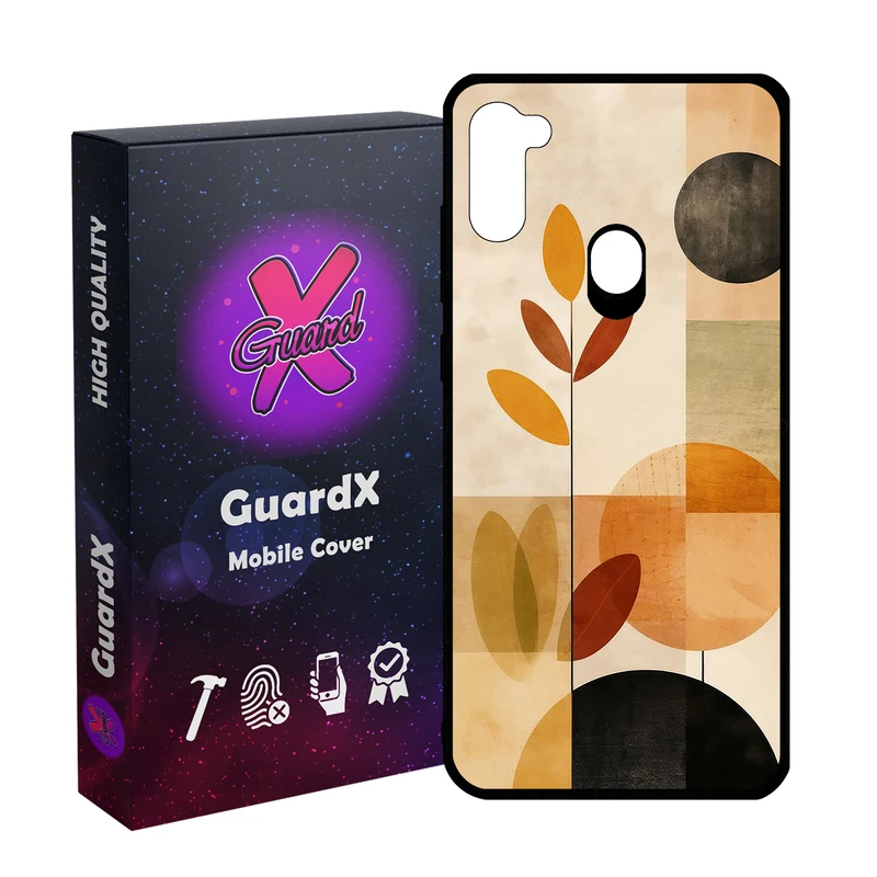 کاور گارد ایکس طرح برگ مدل Glass10809 مناسب برای گوشی موبایل سامسونگ Galaxy A11/M11