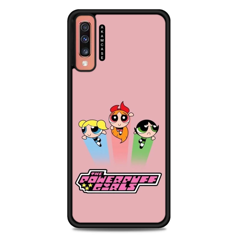 کاور آکام مدل AMCWSGA70-POWERPUFF GIRLS5 مناسب برای گوشی موبایل سامسونگ Galaxy A70
