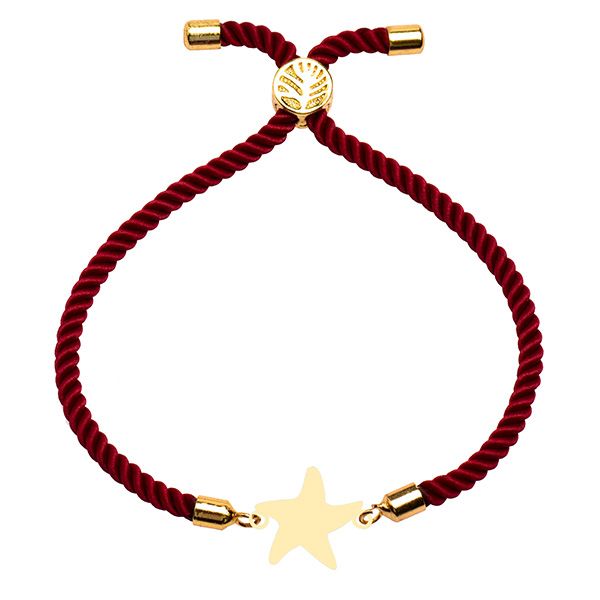 دستبند طلا 18 عیار دخترانه کرابو طرح ستاره مدل Krd1635