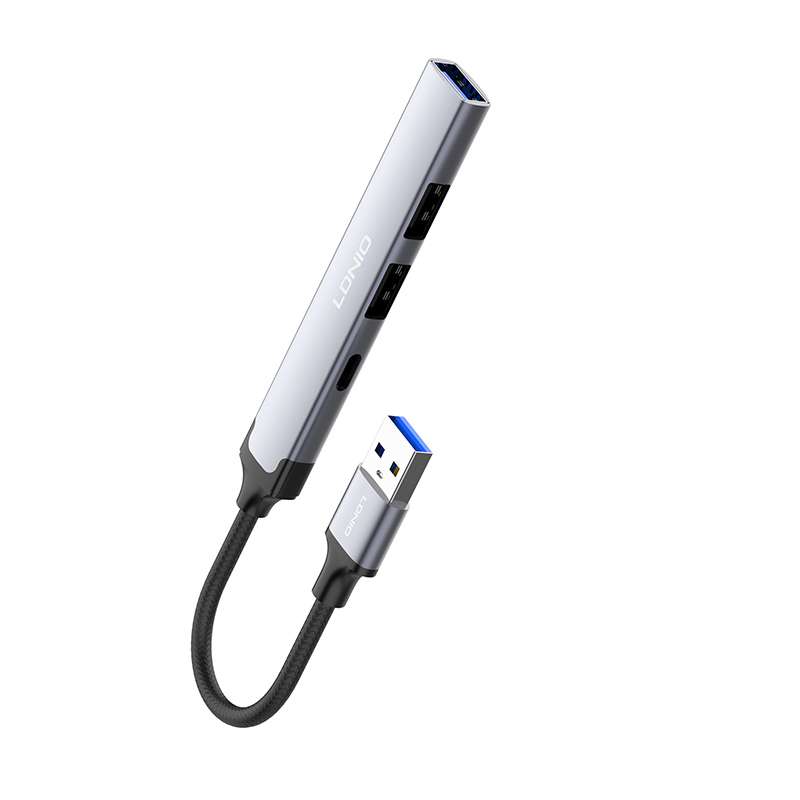 هاب 4 پورت USB-A الدینیو مدل DS-44C