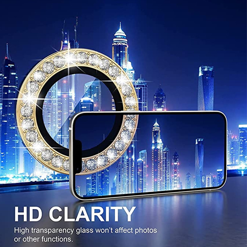 محافظ لنز دوربین رینگی ام‌گلس مدل Ring-Diamond-MG مناسب برای گوشی موبایل شیائومی Redmi 13C