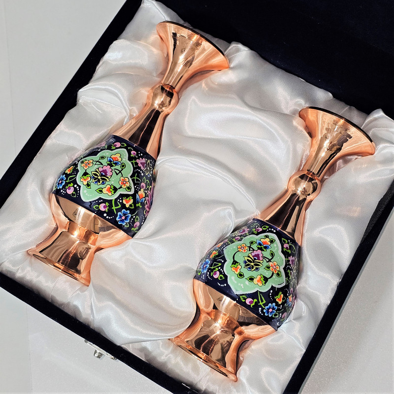 گلدان مسی مدل پرداز کد JR-pg20 بسته 2 عددی