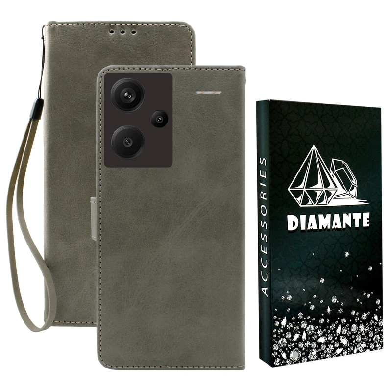 کیف کلاسوری دیامانته مدل Bk مناسب برای گوشی موبایل شیائومی Redmi Note 13 Pro Plus