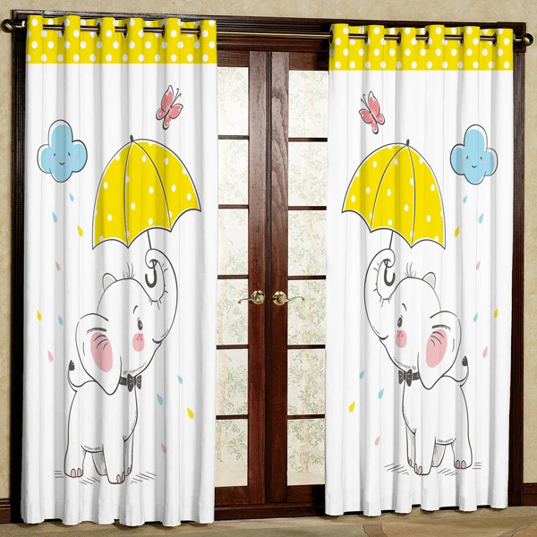 پرده مدل مخمل پانچی کد 6638 سایز 280x140 سانتی متر