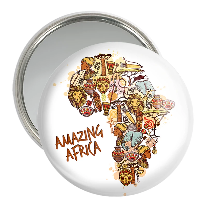 آینه جیبی خندالو مدل آفریقا Africa کد 29832