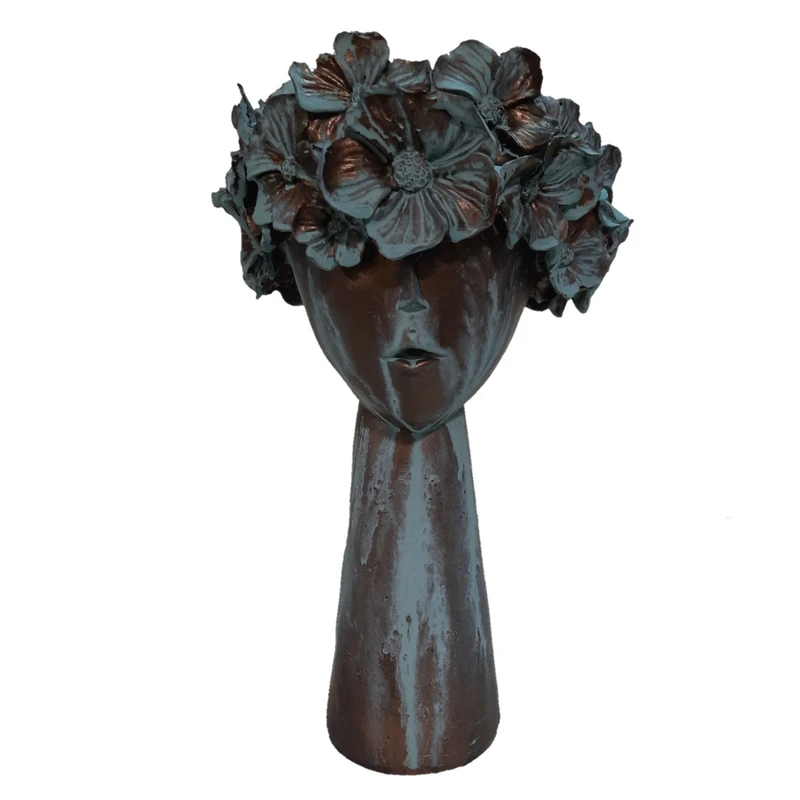 مجسمه مدل دختر گلدار