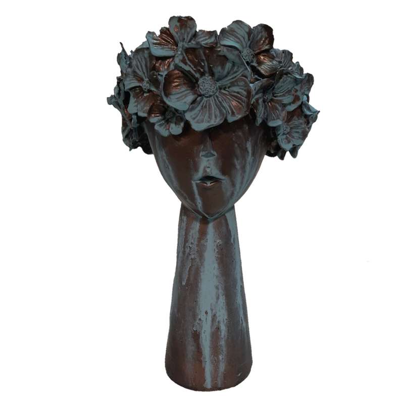 مجسمه مدل دختر گلدار