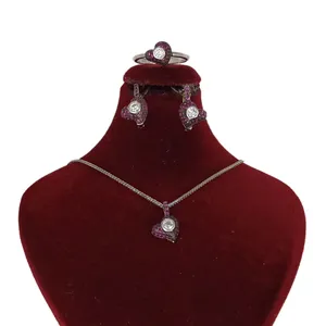 نیم ست نقره زنانه سلین کالا مدل ce-soa2